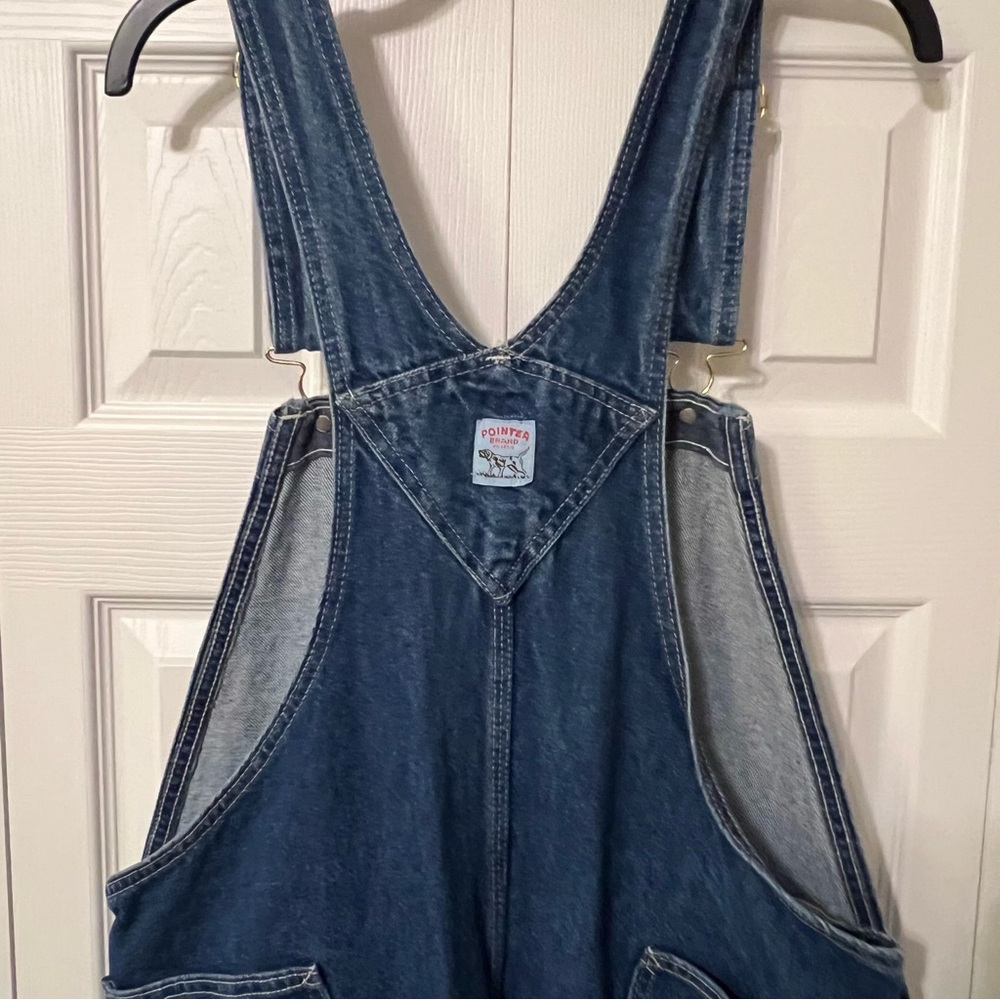 Pointer Bib Overalls W40 L-S Vintage Cotton Button Fly Made USA 40 x 29 - Picture 8 of 12
